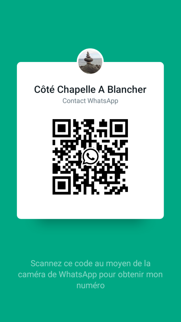 Qrcode pour nous joindre sur whatsapp